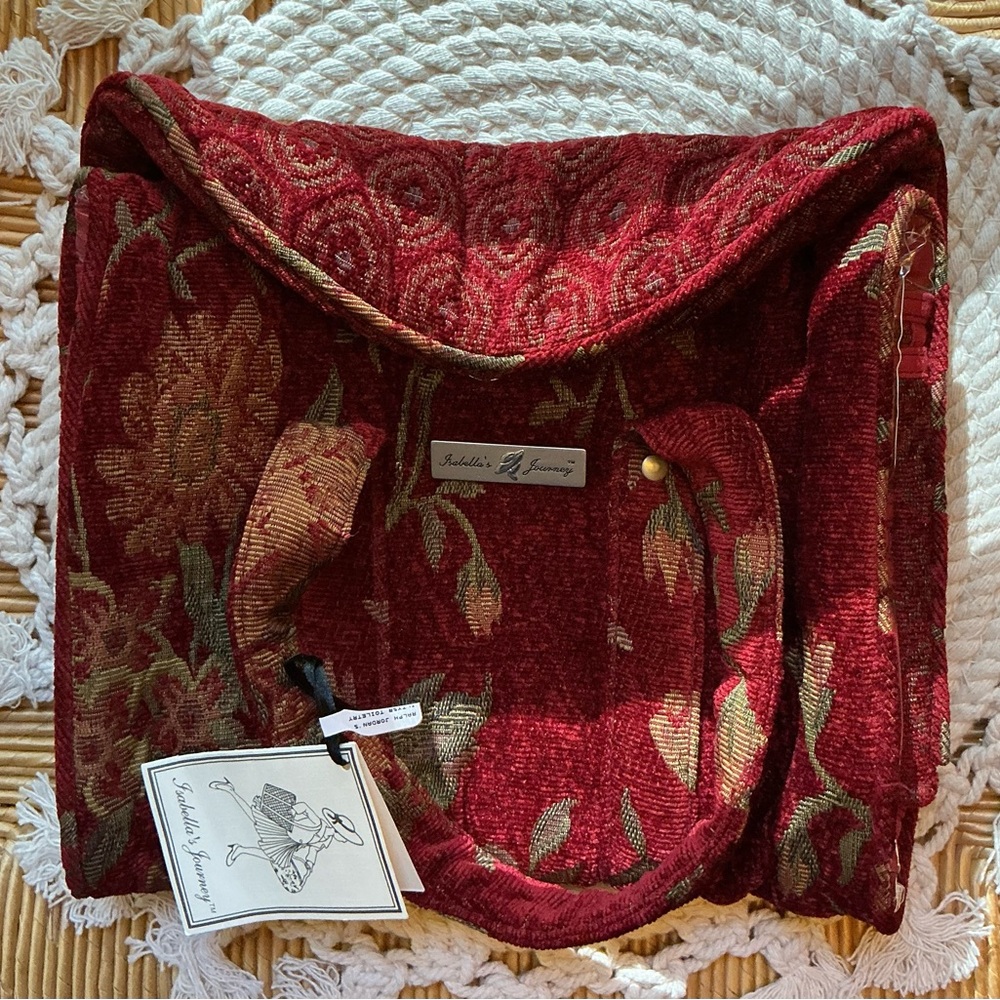 Red Floral Women's Bag